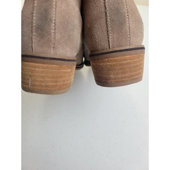 Blondo Ankle Booties Liam B5859-MSH Tan Suede Waterproof Side Zip Womens Sz 8.5M - Picture 11 of 11